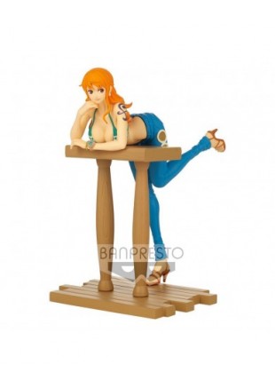 FIGURINE ONE PIECE GRANDLINE JOURNEY NAMI 6" PAR BANPRESTO  (USAGÉ)