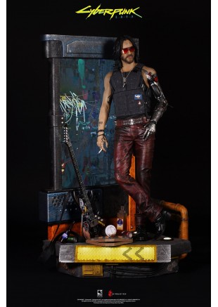 STATUE DE JOHNNY SILVERHAND DE CYBERPUNK 2077 PAR PURE ARTS #0098/2077  (NEUF)