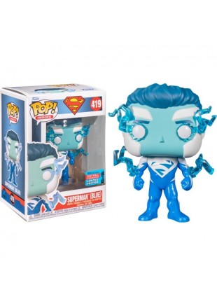 FIGURINE POP HEROES #419 SUPERMAN (BLUE)  (NEUF)