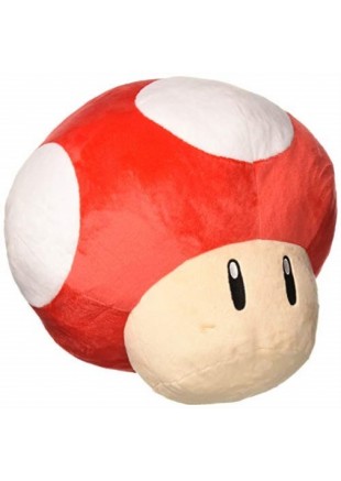 TOUTOU CHAMPIGNON ROUGE DE MARIO 6 POUCES  (NEUF)