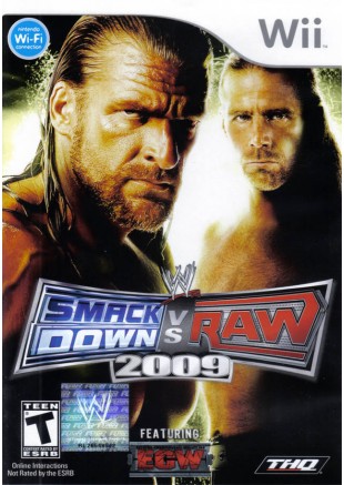 SMACK DOWN VS RAW 2009  (USAGÉ)