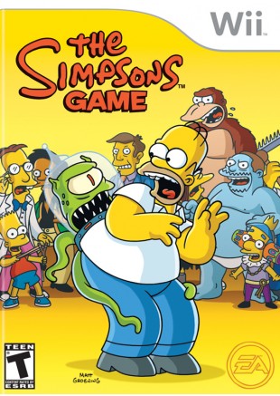 THE SIMPSONS GAME  (USAGÉ)
