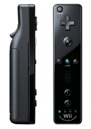 WII REMOTE PLUS BLACK  (USAGÉ)