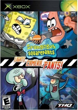 SPONGEBOB SQUAREPANTS LIGHTS CAMERA PANTS!  (USAGÉ)