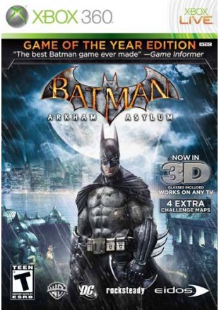 BATMAN ARKHAM ASYLUM GOTY (USAGÉ) BATMAN ARKHAM ASYLUM GOTY (USAGÉ)