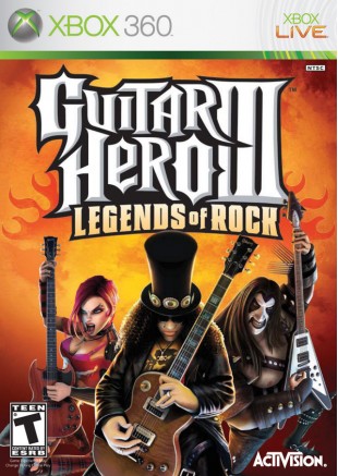 GUITAR HERO III LEGENDS OF ROCK  (USAGÉ)