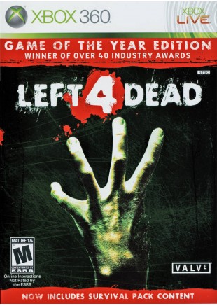 LEFT 4 DEAD EDITION JEU DE L'ANNEE  (USAGÉ)