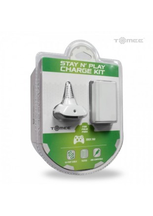 STAY N PLAY CHARGE KIT BLANC  (NEUF)