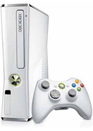 XBOX 360 SLIM BLANC 20GO (USAGÉ) XBOX 360 SLIM BLANC 20GO (USAGÉ)