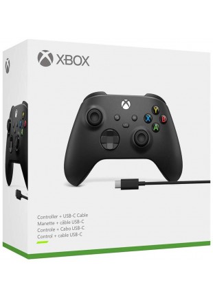 MANETTE SANS FIL NOIRE AVEC CABLE USB 9 PIED  (NEUF)