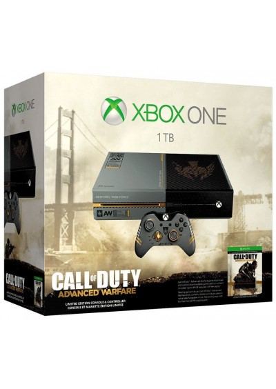 XBOX ONE 1 TO CALL OF DUTY ADVANCED WARFARE BUNDLE  (USAGÉ)